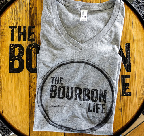 Women's Bourbon Life V-neck T-shirt - S - XL